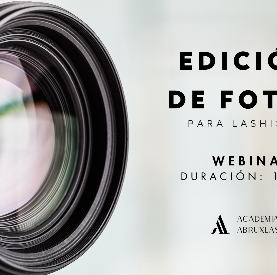 Webinar - Edición de Fotos para Lashistas