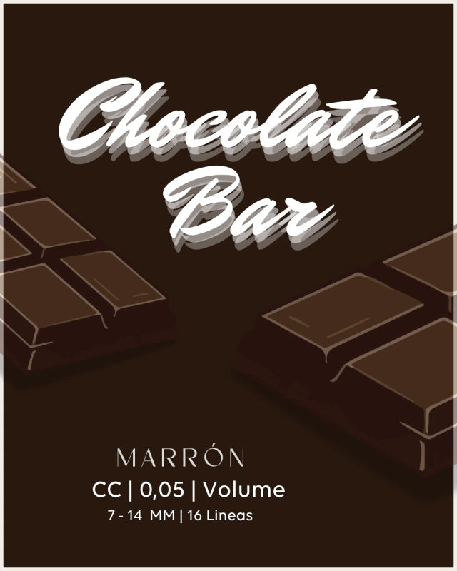 Brown Chocolate bar Individual Volumen - 0.05 (16 lineas) MIX