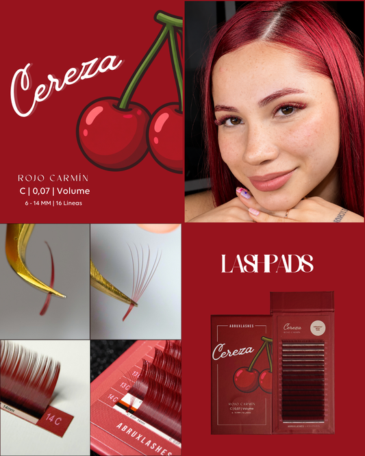 Cherry red Individual Volume - 0.07 (16 lineas) MIX