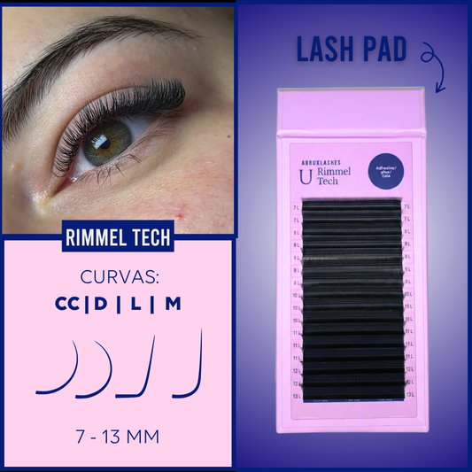 U Rimmel Tech LashPad - 0.07 (16 lineas) MIX
